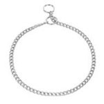 Chrome Plated Dog Chain Collar by Herm Sprenger 1.5mm Small