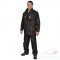 Black Nylon Dog Trainer Suit with Pockets and Adjustable Sleeves