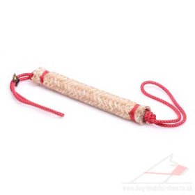Tough Jute Bite Roll with Handles for Dog Training