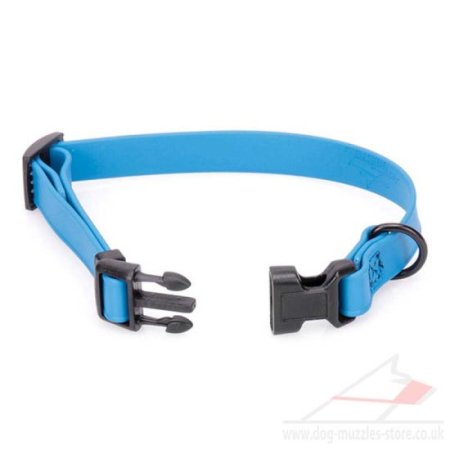 Durable Waterproof Dog Collar with Quick Release 0.6"