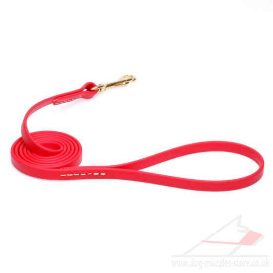 Red Leash for Dogs of Small to XL Breeds Soft & Strong