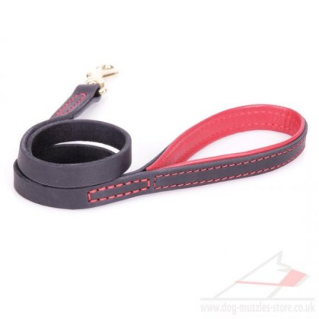 "Handicraft" Leather Dog Leash With Brass Fittings