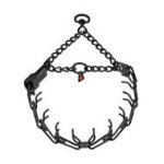 2.25 Sprenger Black Stainless Steel Prong Collar with Click Lock