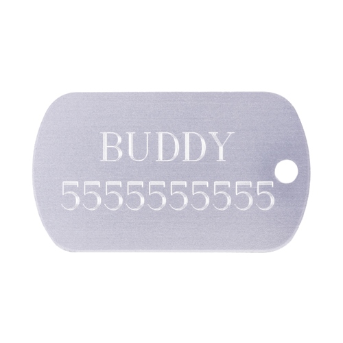 metal plate dog tag for puppy